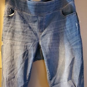 Old navy bootcut Rockstar pull on jeans light wash